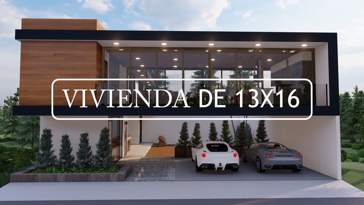 Plano de Casa 13x16 | HOUSE PLANS 13X16