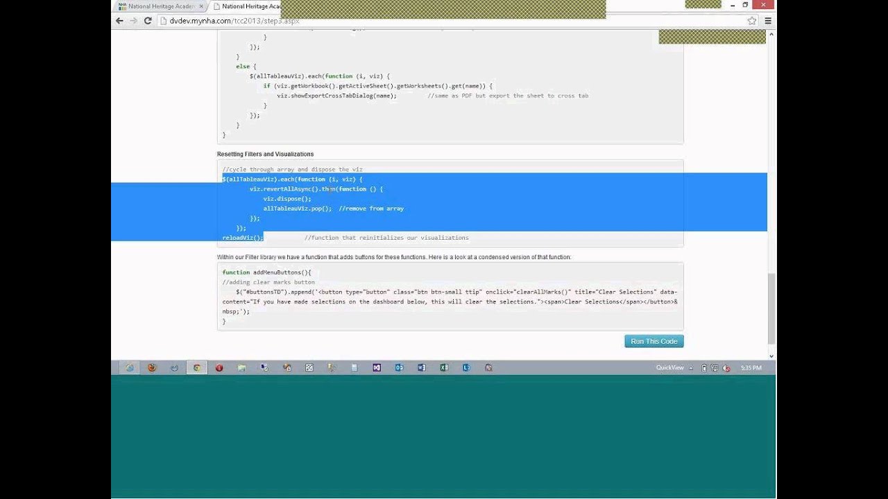 Teaching Tableau to Play Well with Others - Using the JavaScript API at National Heritage Academies