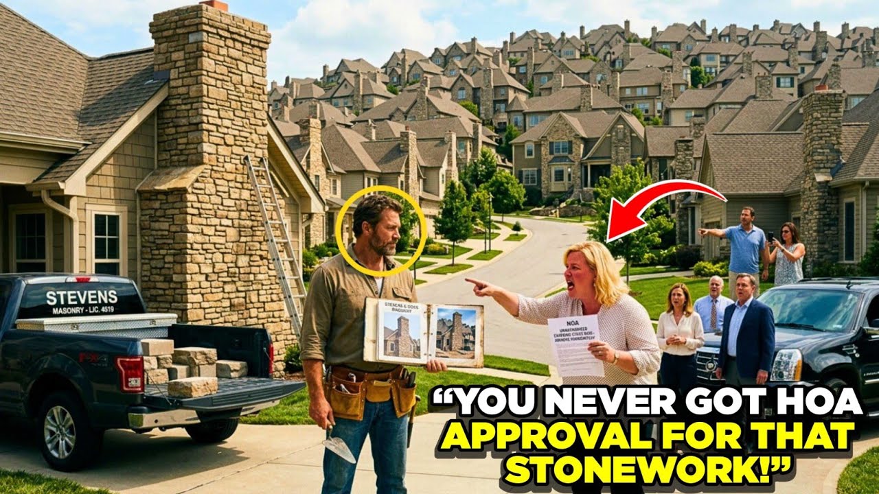 HOA Ordered Me to Tear Down My Stone Chimney — They Had No Idea I Built Every Fireplace They All Own