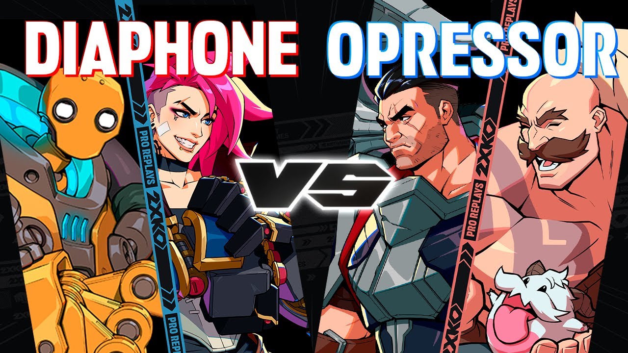 Diaphone (Vi-Blitzcrank) vs Opressor (Darius-Braum) ▰ 2XKO Pro level replays