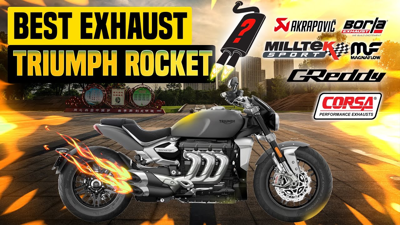 Triumph Rocket 3,3R and 3GT Exhaust Sound🔥 Zard,Remus,Competition Werkes,Revo,Verex,IXIL,Vandemon