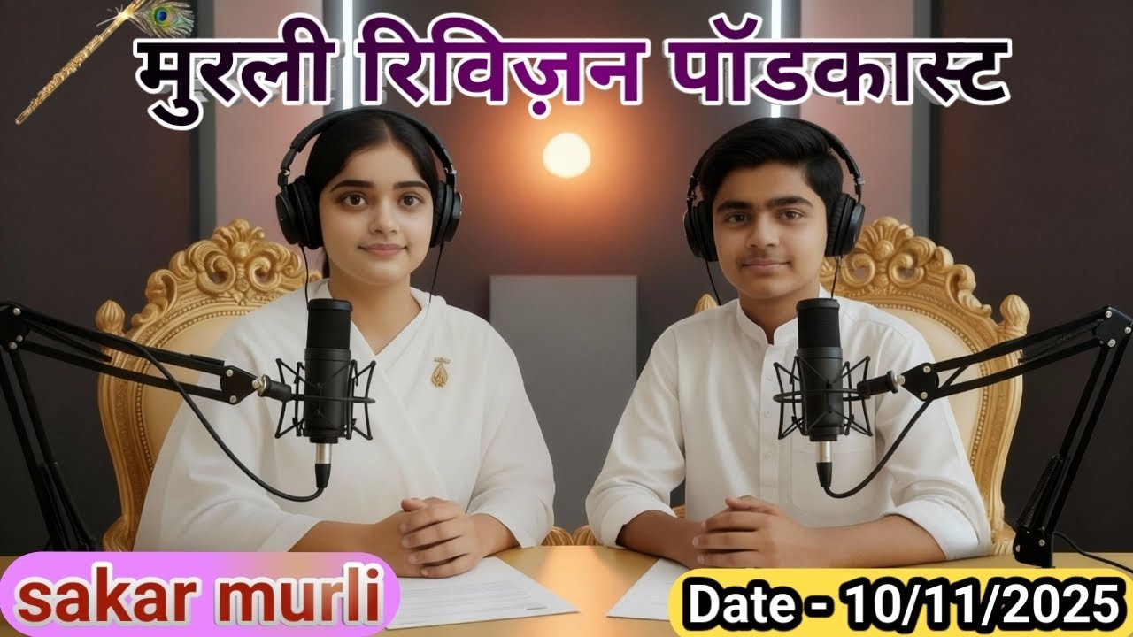 मुरली रिवीजन पॉडकास्ट | 10-11-2025 | aaj ki murli podcast | &lrm;today murli | murli revision today