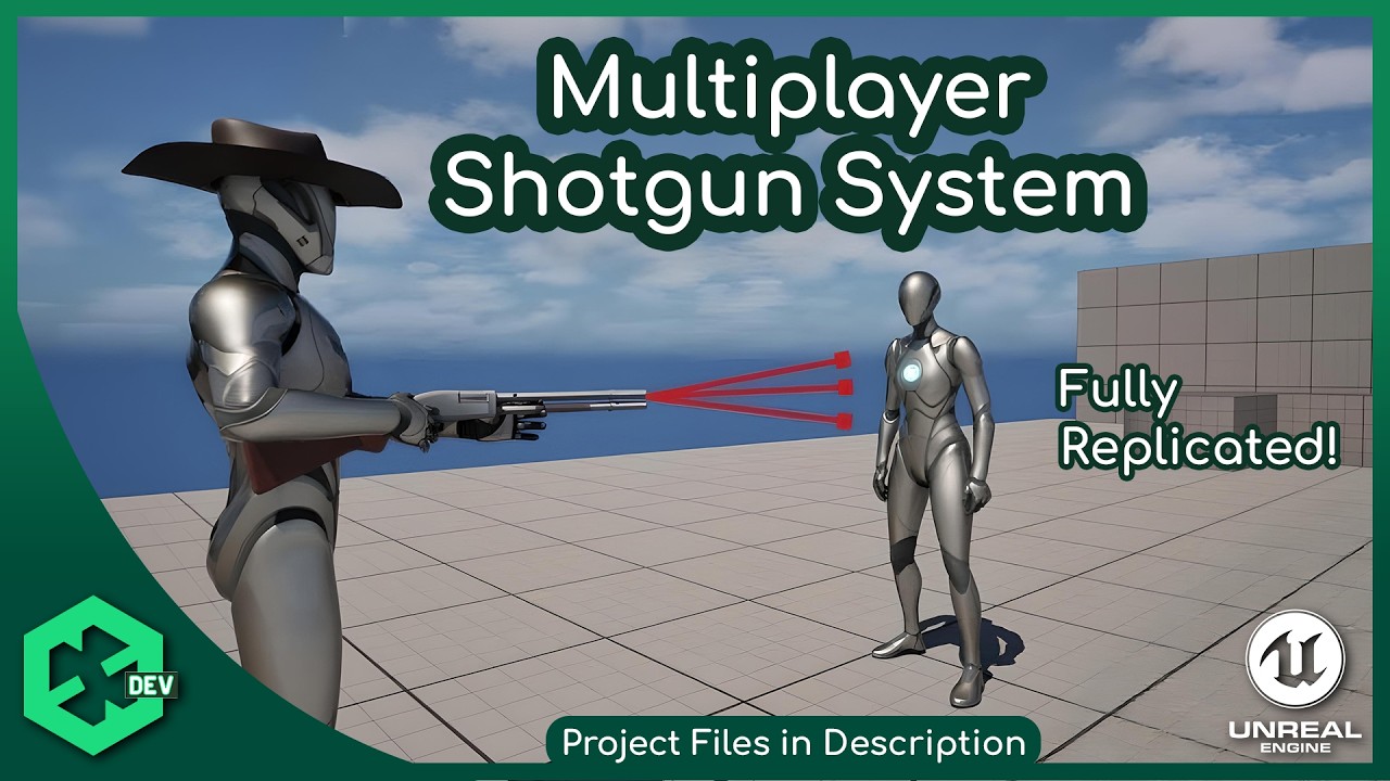 UE5 Multiplayer Shotgun System (Blueprints)