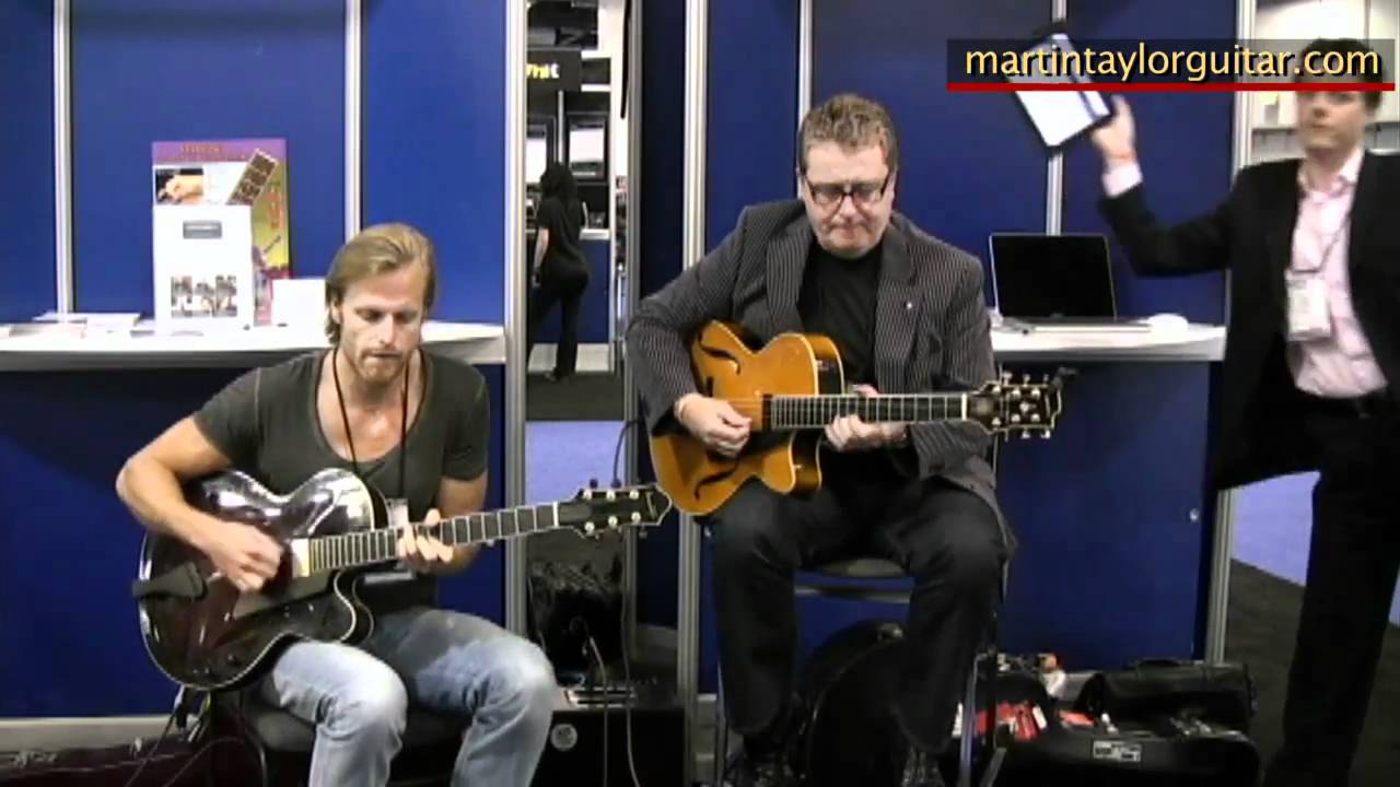 Martin Taylor and Andreas Oberg at NAMM 2011