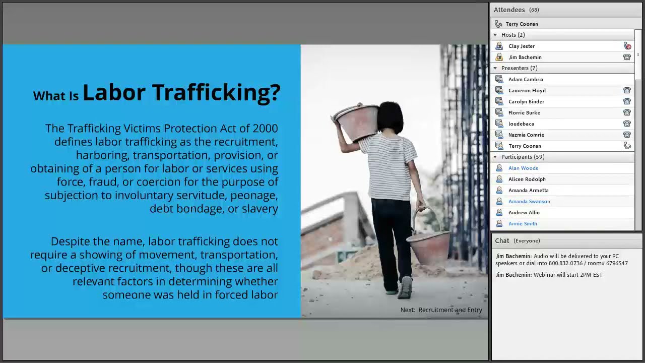Life Cycle of a Labor Trafficking Case