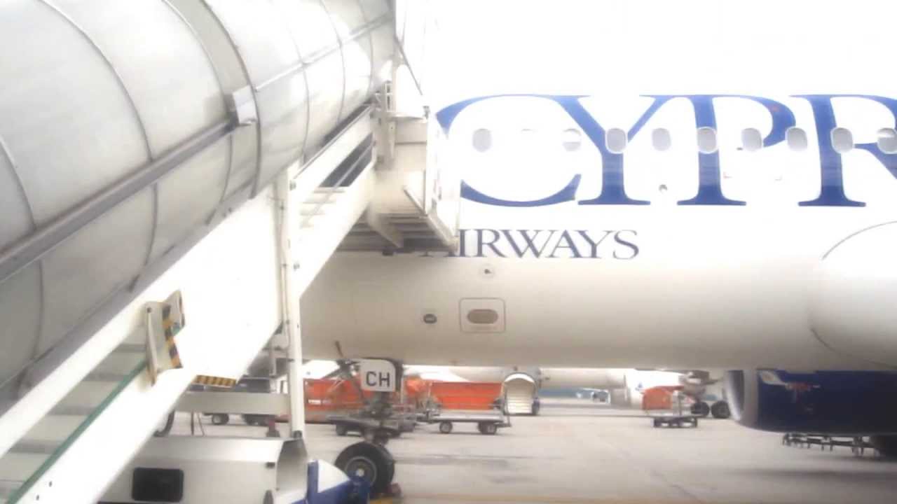 Cyprus Airways A320-232|HD Flight CY7412|Larnaca Intl. to Malpensa Intl.
