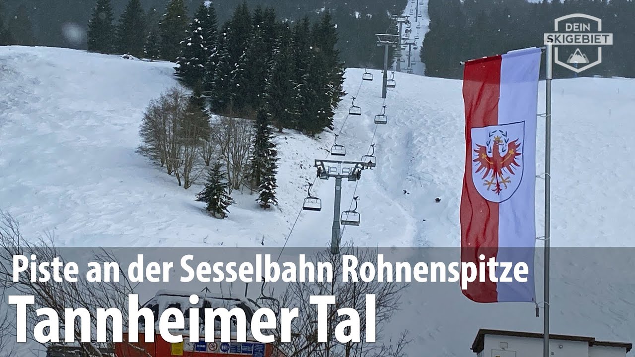Tannheimer Tal: Skipiste an der Sesselbahn Rohnenspitze