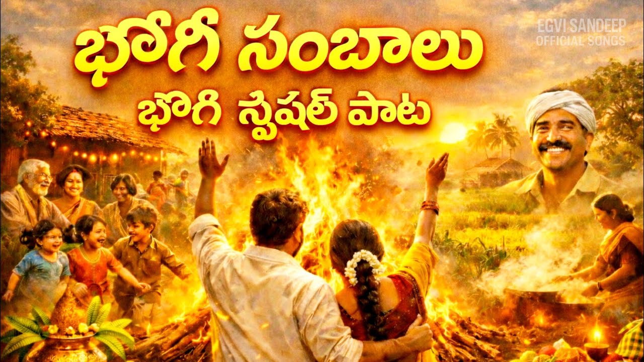 భోగి💥 సంబరాల ఈరోజు🫂కుటుంబంతో కలిసి 💁జరుపుకునే భోగి పండుగ 🫠పాట🆕ఇది#egvisandeep official songs bogi 🙏🥰