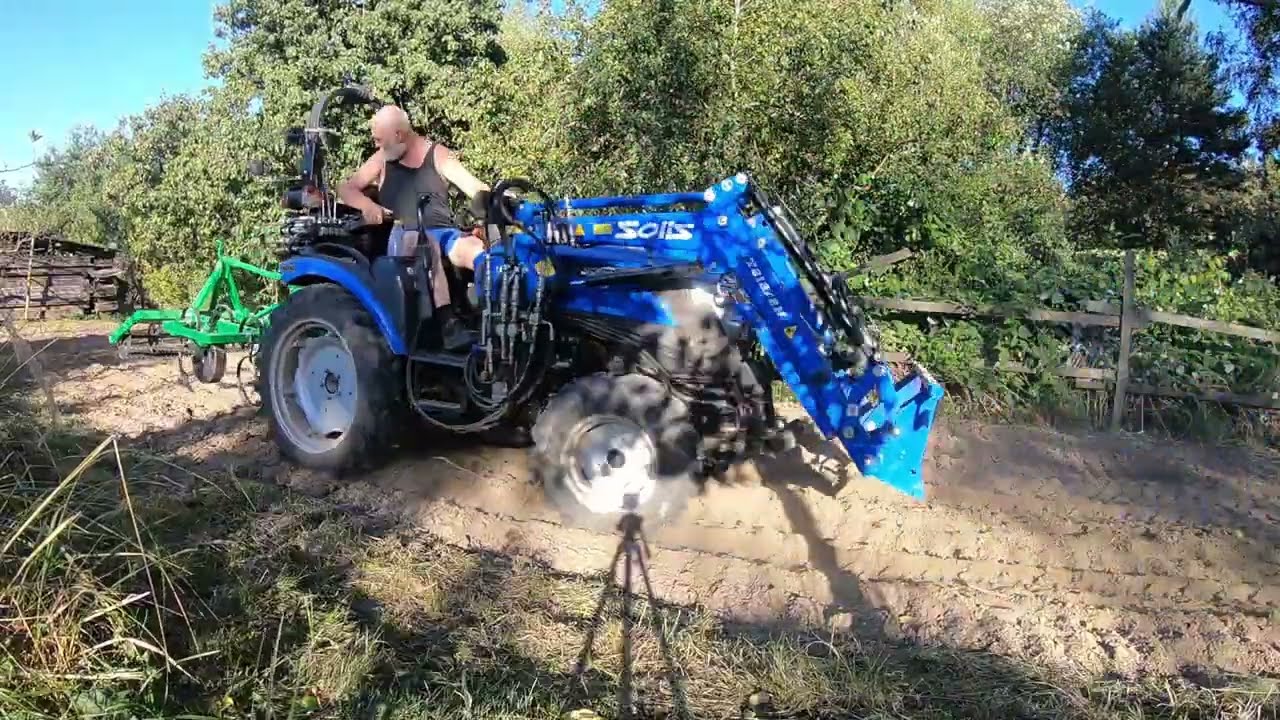 Sklizeň brambor se Solis 26 HST a jednořádkovým vyorávačem – Rychle a snadno