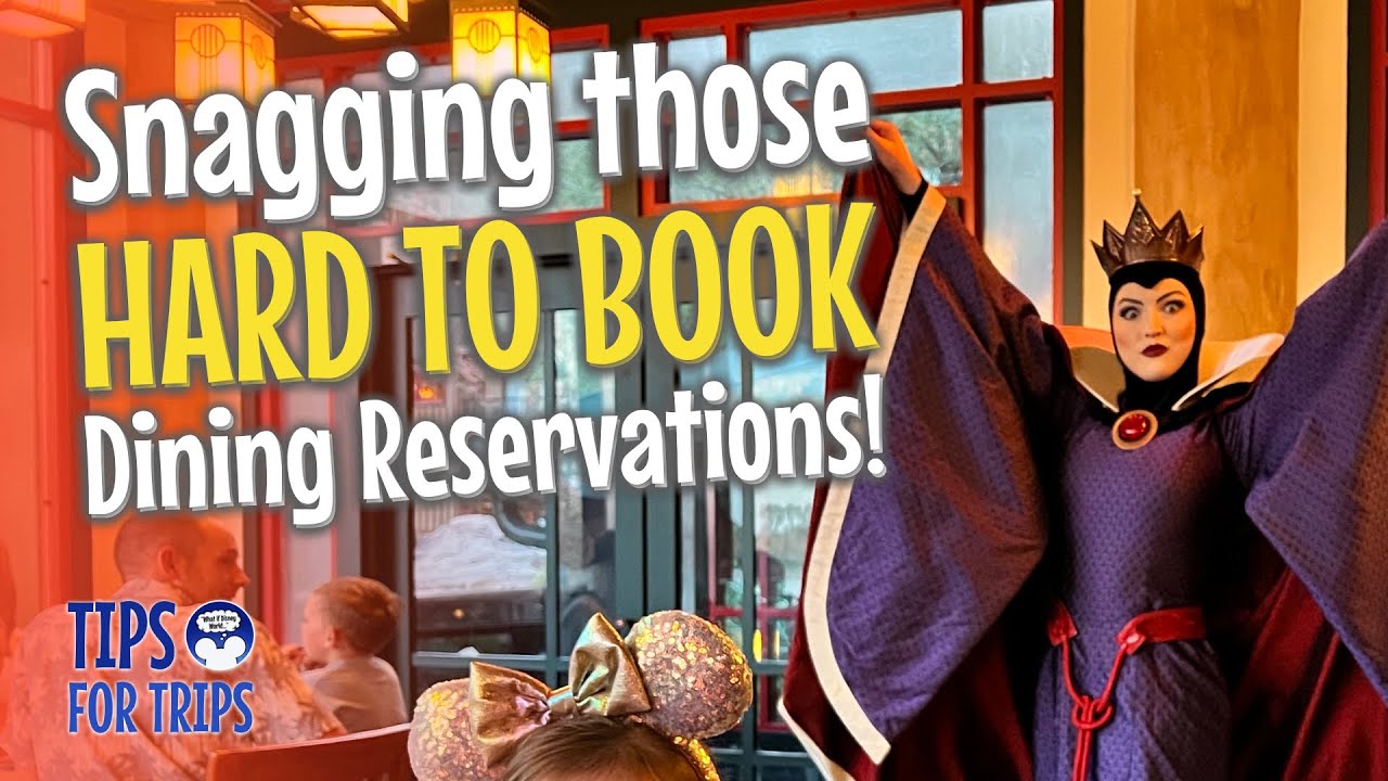 11 TIPS for Snagging the HARDEST DISNEY DINING Reservations!!