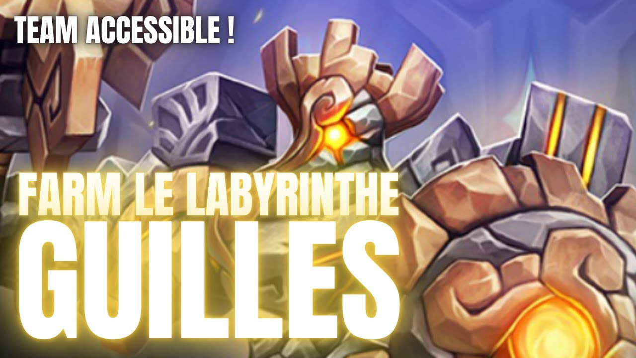 Labyrinthe de A à Z : Guilles/Gies le mini boss vent ! | Team accessible | Summoners war