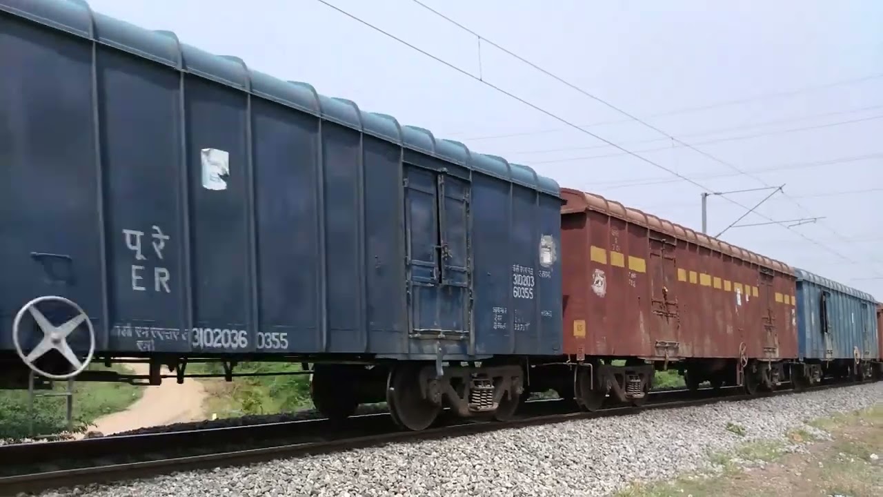 High Speed Indian Railways Green Engine Goods Train Electric | FLOWERSANDME