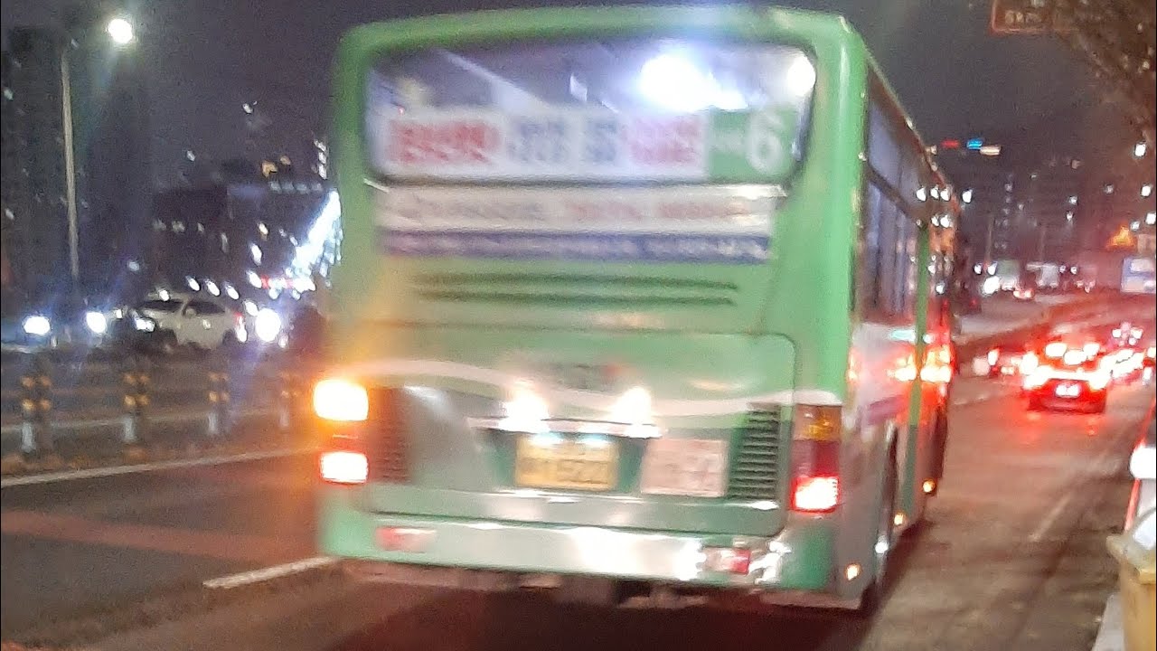 부산사상6번주행영상(좋은삼선병원~동원화인아파트)구간 