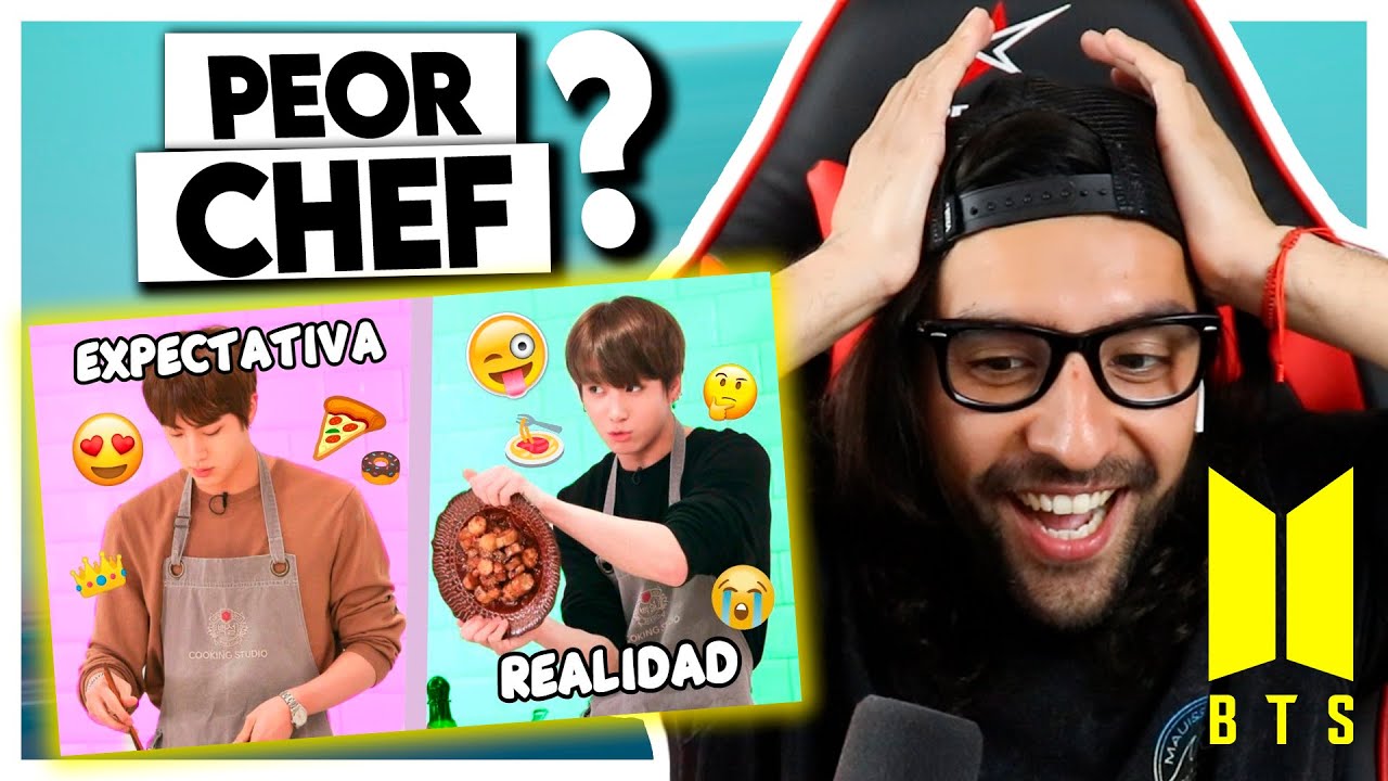 AMANTE DE LA COCINA REACCIONA A BTS COCINANDO 👨‍🍳