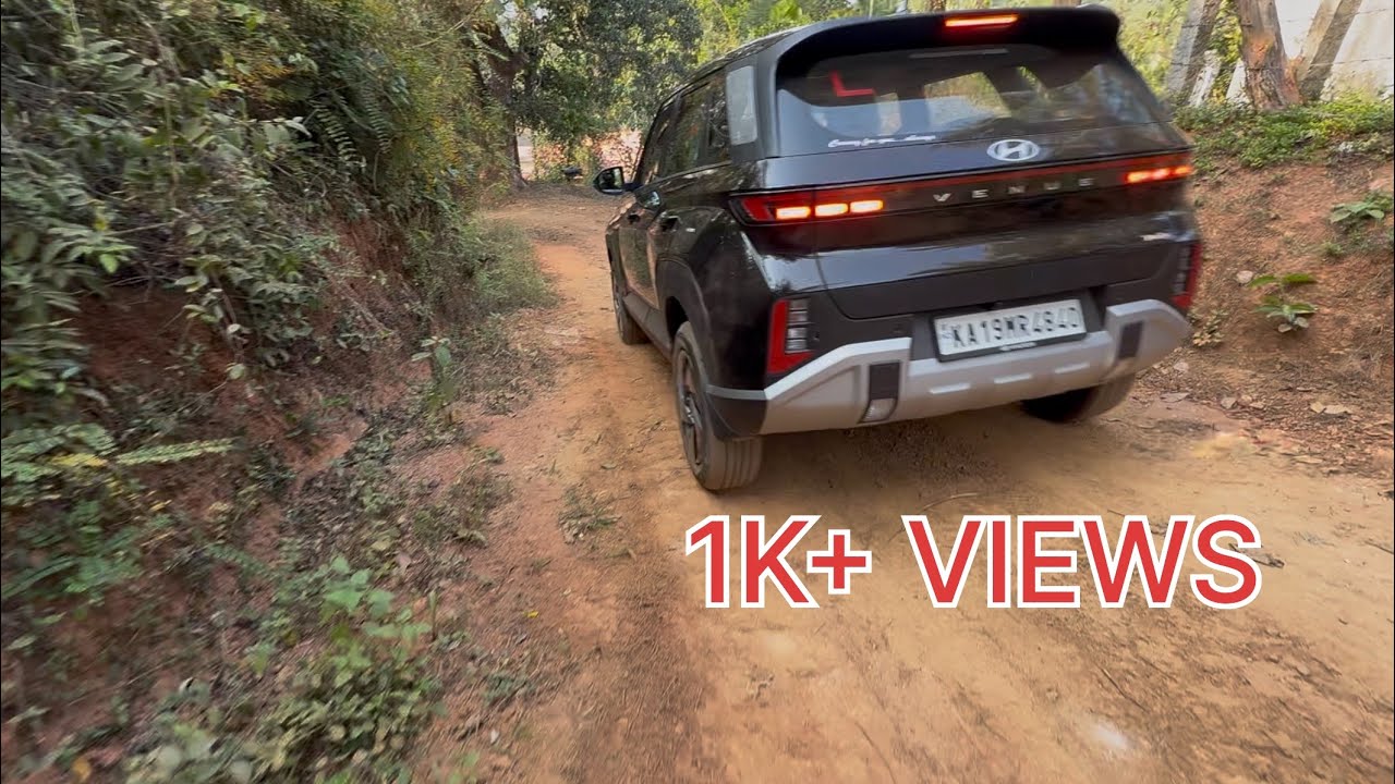 Off-road test | new venue | HX5 petrol turbo automatic car road grip | Hyundai | mangalore 