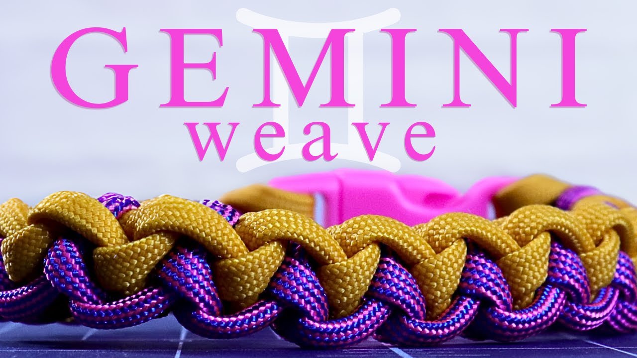 Gemini Paracord Bracelet Tutorial