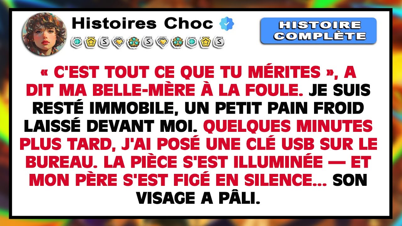 Ma belle-mère a dit : « C'est tout ce que tu mérites » puis m'a laissé un petit pain froid — alors