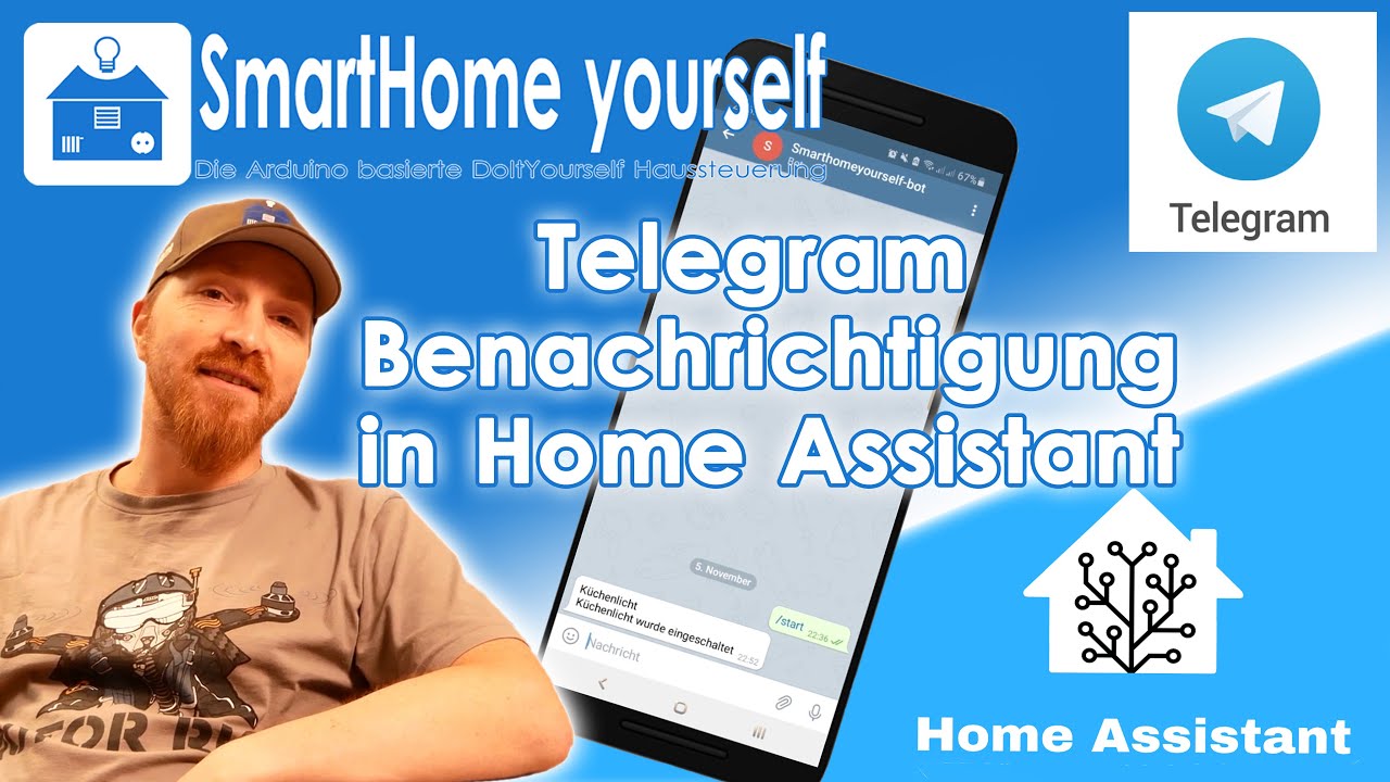 Telegram Nachricht automatisch in Home Assistant versenden (Smartphone Benachrichtigungen)
