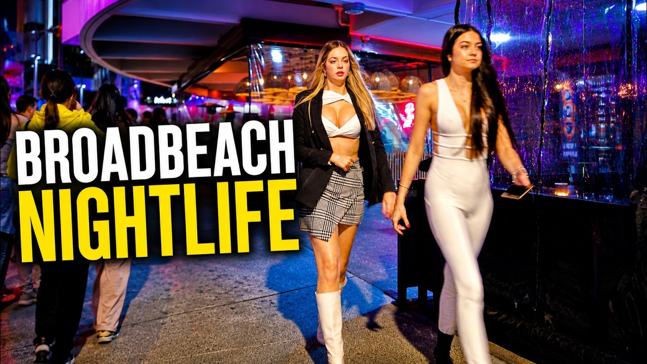 Broadbeach Nightlife: Where the Gold Coast Comes Alive! || QUEENSLAND || AUSTRALIA