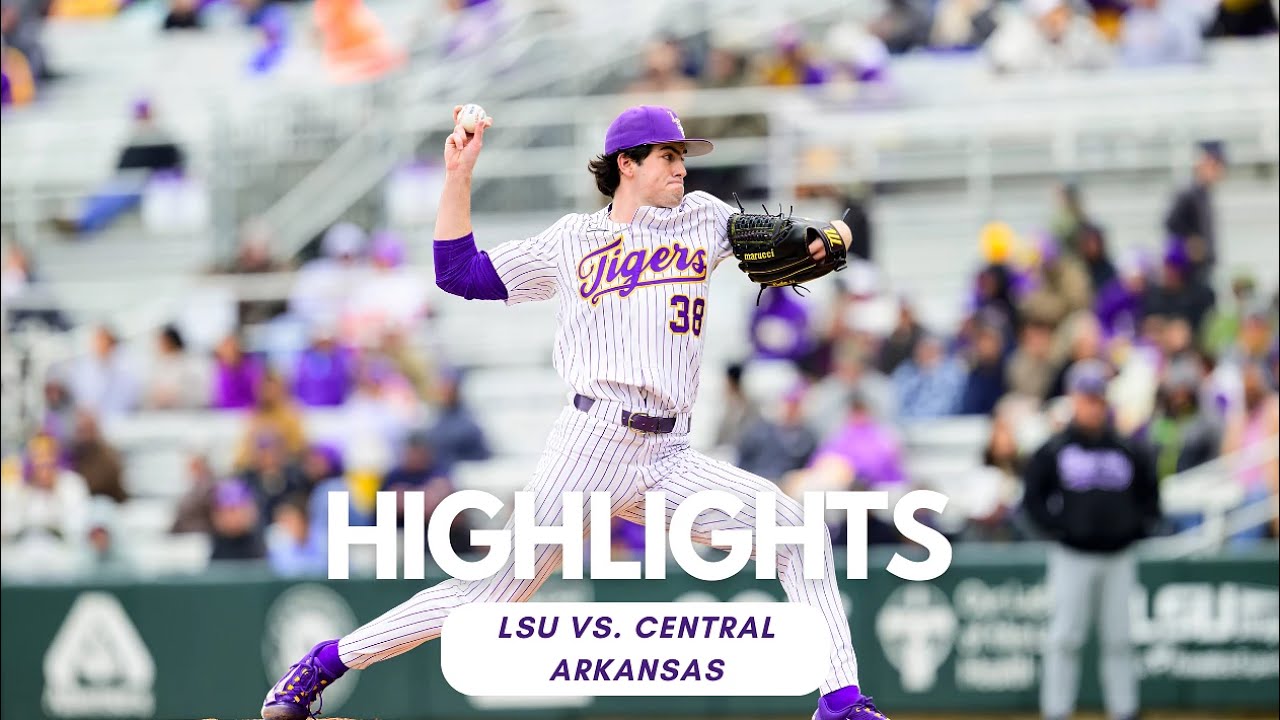 LSU Baseball Highlights | 2-0 Win Over Central Arkansas
