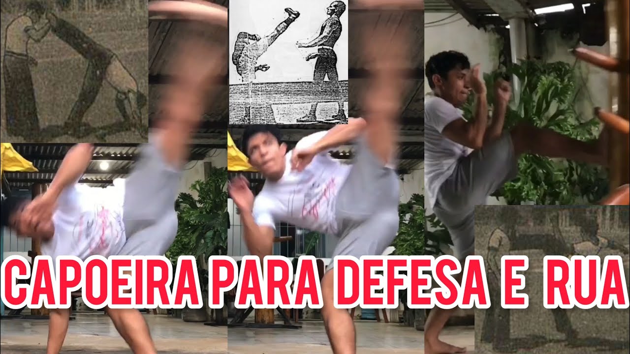 GOLPES DA CAPOEIRA PARA DEFESA E RUA - LIVROS ANTIGOS