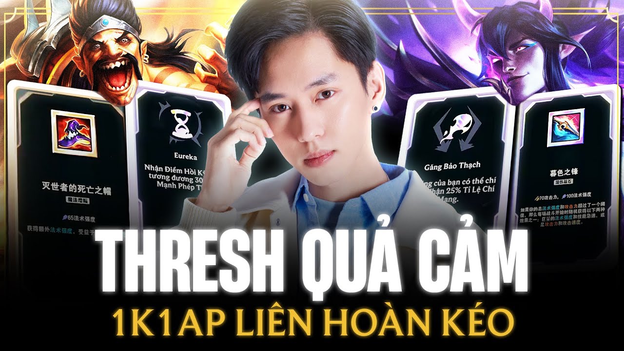 XiaoChaoMeng Muốn Đánh Thresh Hỗ Trợ Nhưng Bị Game Dắt Chơi Full Damage Và Cái Kết