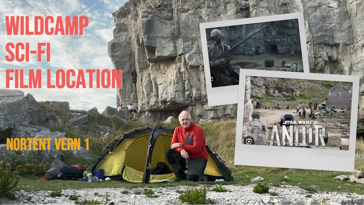 Wildcamp in Nortent Vern 1 on Star Wars film set
