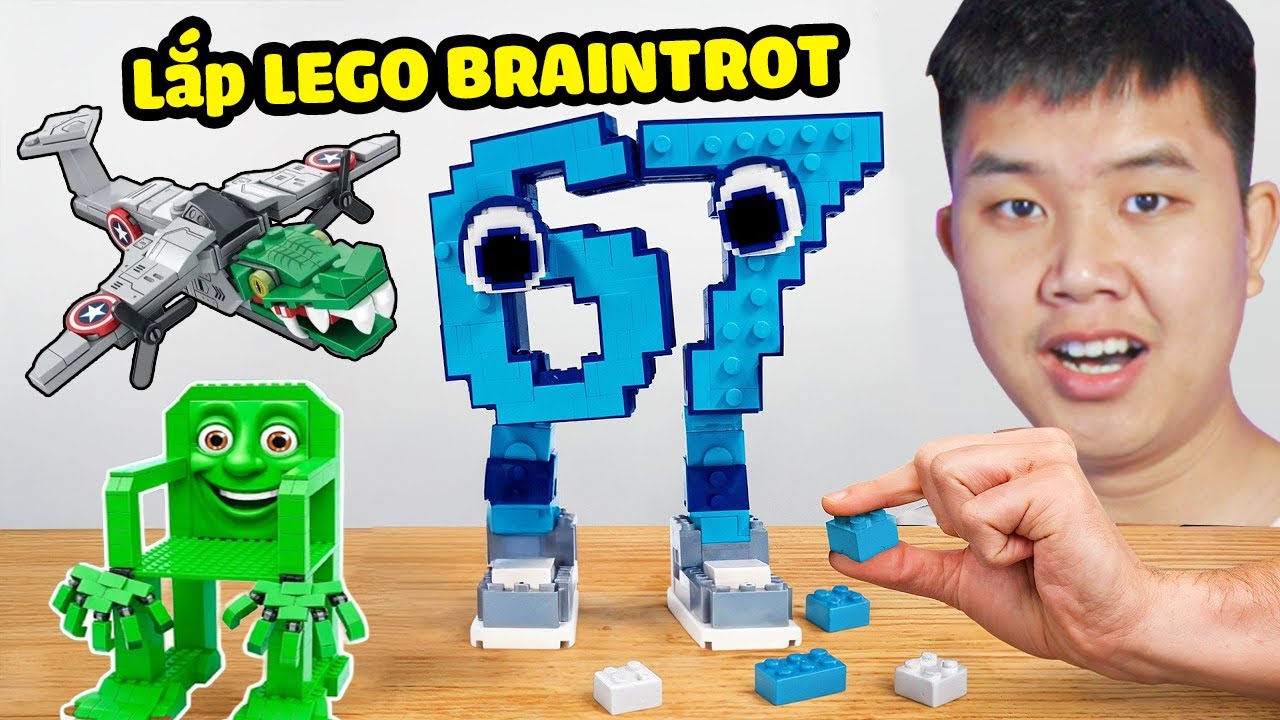 bqThanh Vlog Tìm Mua Lắp Tất Cả LEGO BRAINROT Siêu Hiếm Đắt Tiền