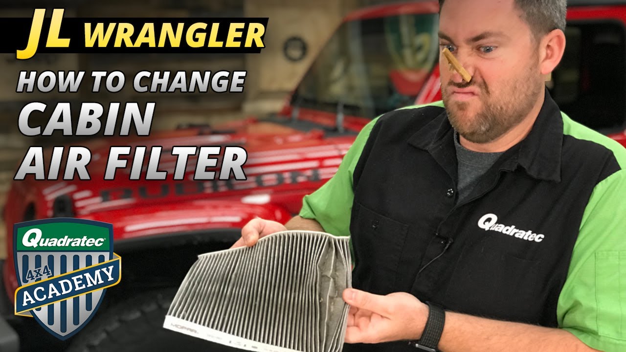 Как заменить салонный фильтр в Jeep Wrangler JL или Jeep Gladiator JT
