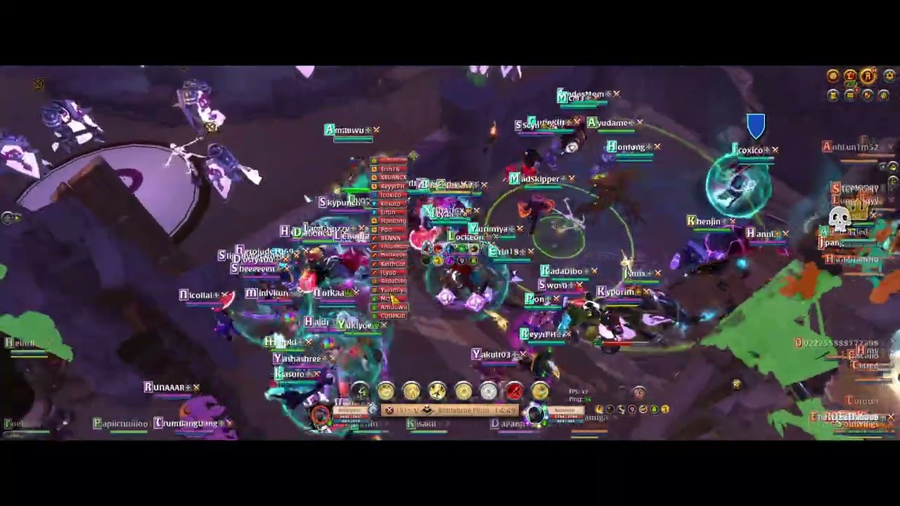Conscripted vs MINIONS, WPZ Alliance / Hallowfall 0318 14UTC Albion online