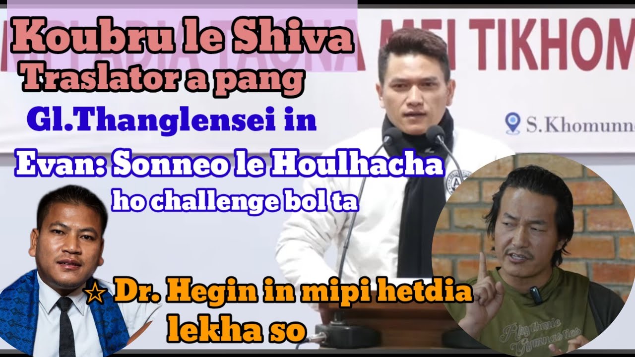 Evan: Sonneo in Thanglensei le Dr. Hegin donbutna bol