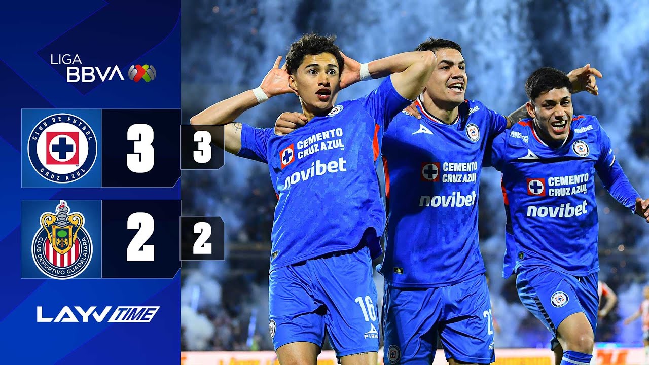 RESUMEN y GOLES: Cruz Azul 3 (3) - (2) 2 Guadalajara | Cuartos de Final VUELTA - Liga MX AP 2025 