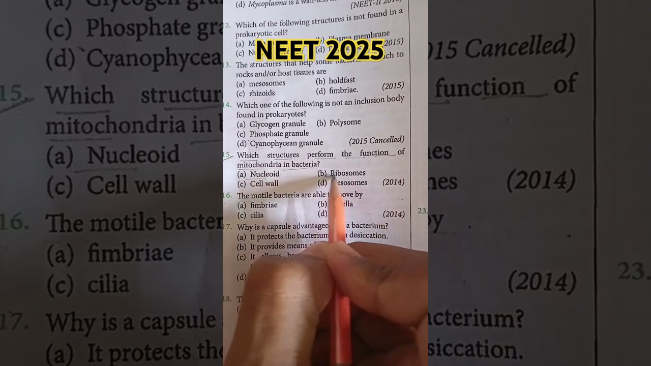 CELL - The Unit of Life ( NEET) Pyq question practice|| #neetmcqs #neetmotivation #biology