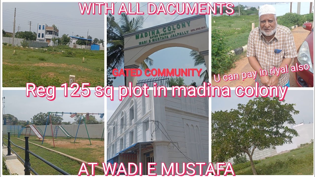 REG 125 SQ OPEN PLOT  in madina colony wadi e mustafa  Rs 18,000 per sq con 9966137437