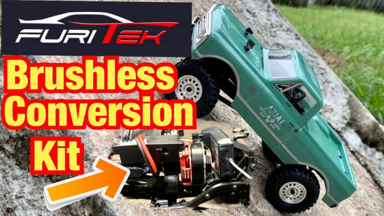 Furitek Brushless Conversion for the SCX24 with the Tegu ESC!!