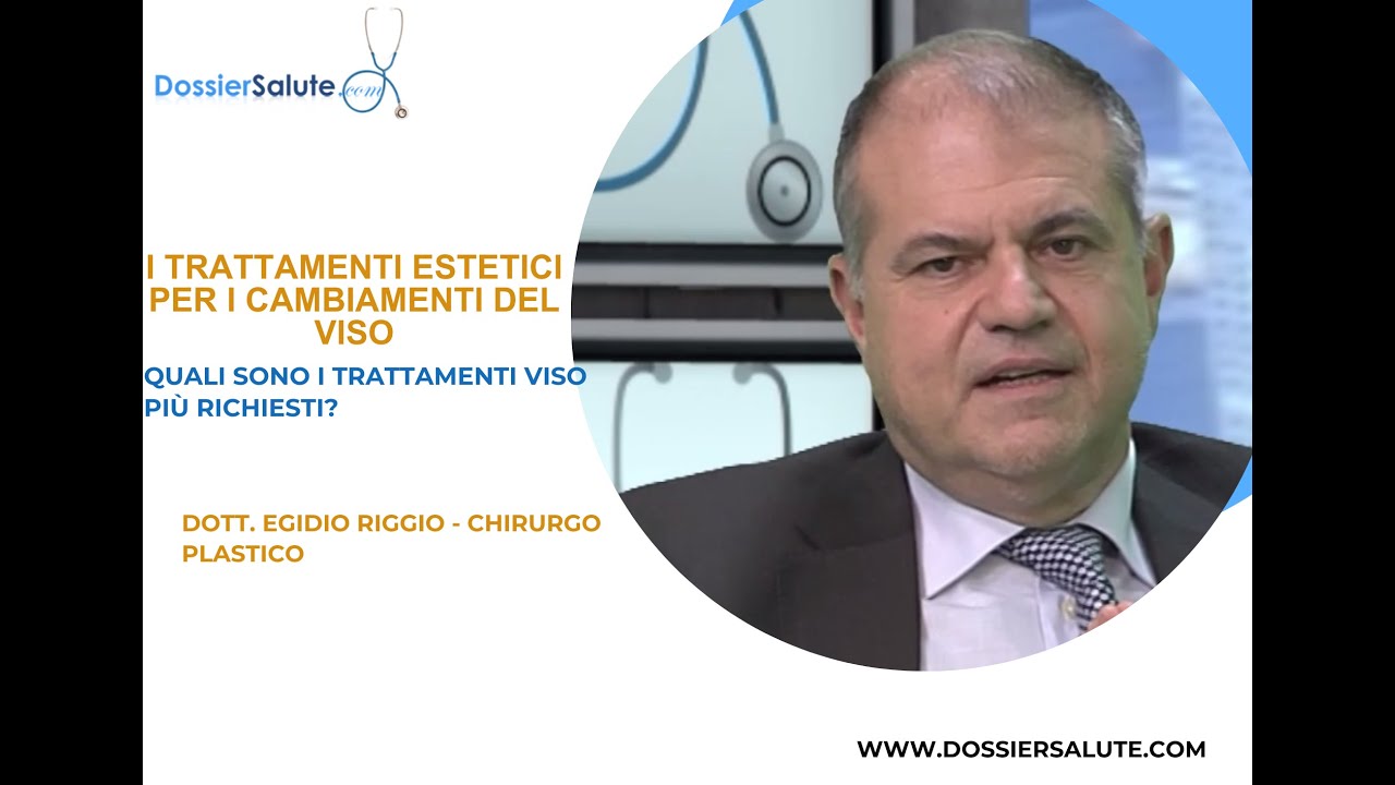 Cambiamenti del viso: i trattamenti possibili - Dr. Egidio Riggio, chirurgo plastico