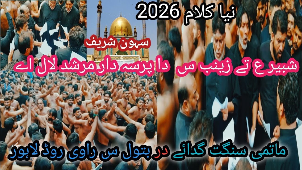 Shabeer a s ty Zainab s a da pursadar murshad lal ay |19 Shaban sehwan | new noha | Ravi road Lahore