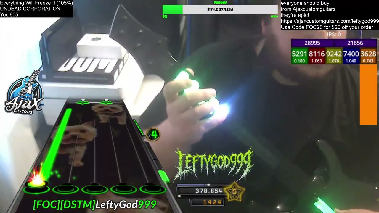 Everything Will Freeze II FC 100% Guitar Expert Leftygod999 Speed 105%