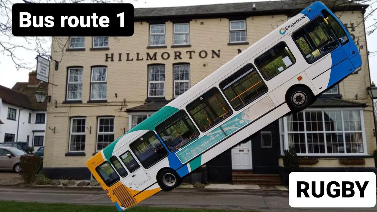 Bus route 1 Coton Park, Gateway, Rugby, Hillmorton