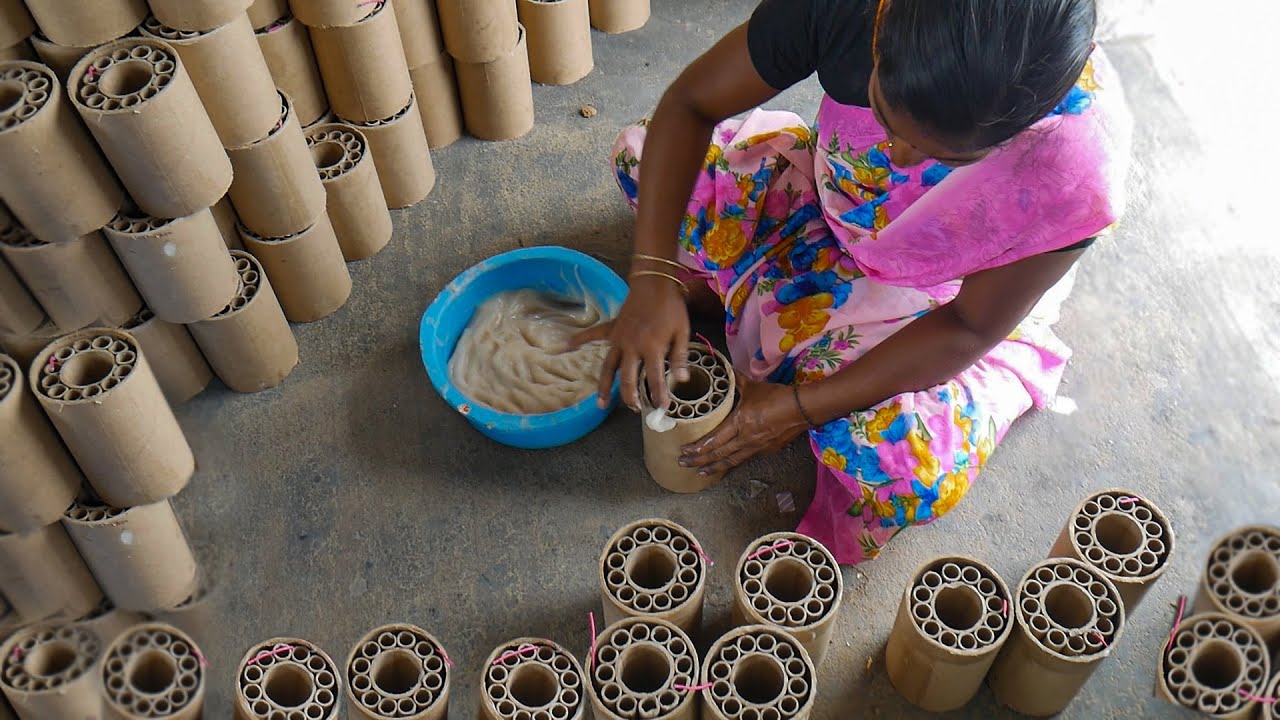 How Are Multicolor Sky Shot Fireworks Manufactured? | Detailed Process
