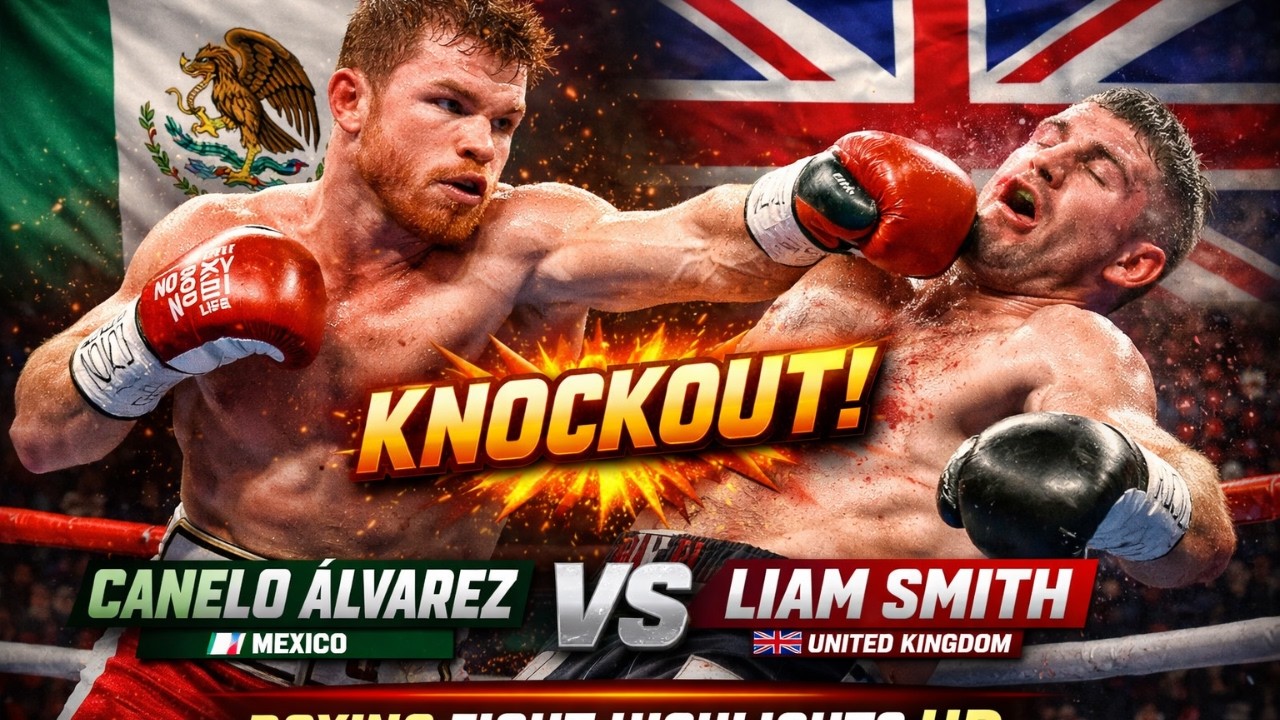 Canelo Alvarez vs Liam Smith | Mexico 🇲🇽 vs UK 🇬🇧 DEVASTATING Knockout – Boxing Highlights