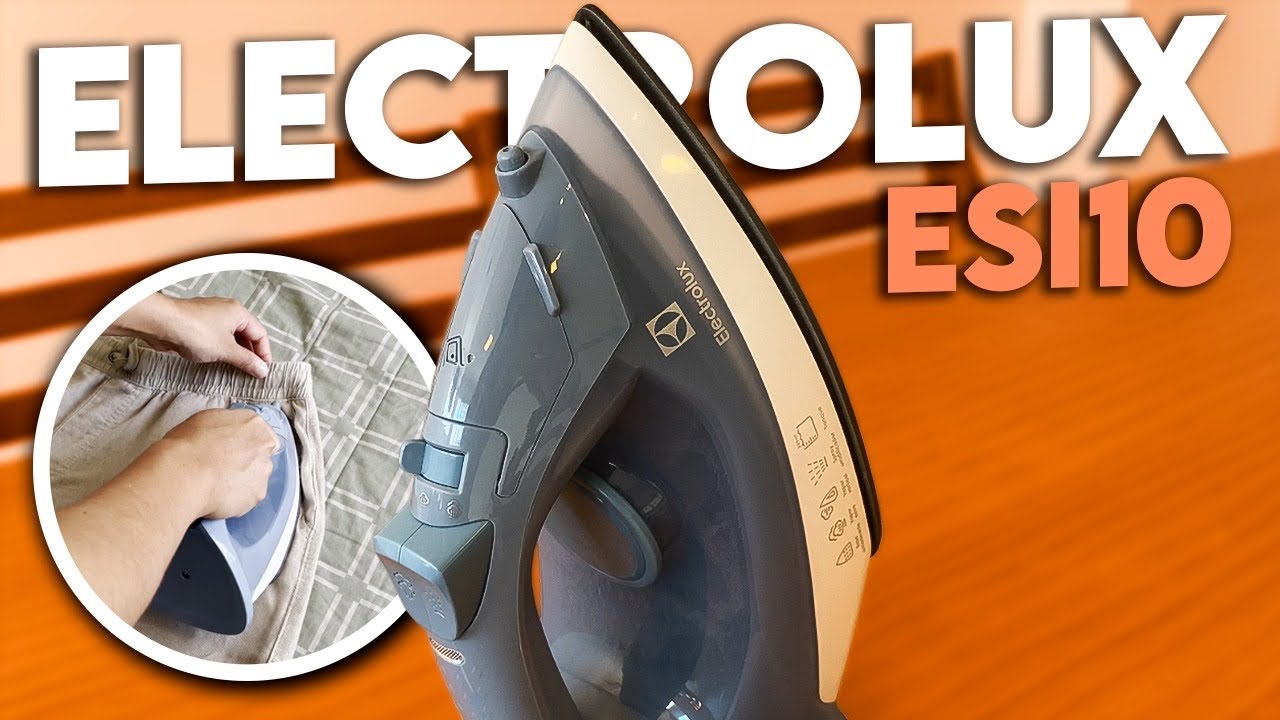 Análise Ferro de passar a vapor ELECTROLUX ESI10! Este é o MELHOR FERRO DE PASSAR ROUPAS BARATO? 👚