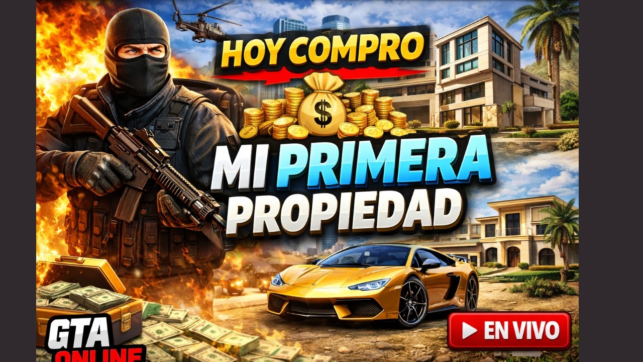 GTA V Online EN VIVO | Soy NUEVO y necesito DINERO 💰