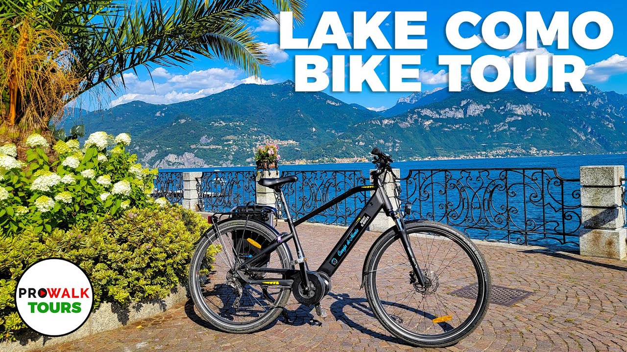 Lake Como Bike Ride, Italy  - 4K - 36 Miles / 58 Km