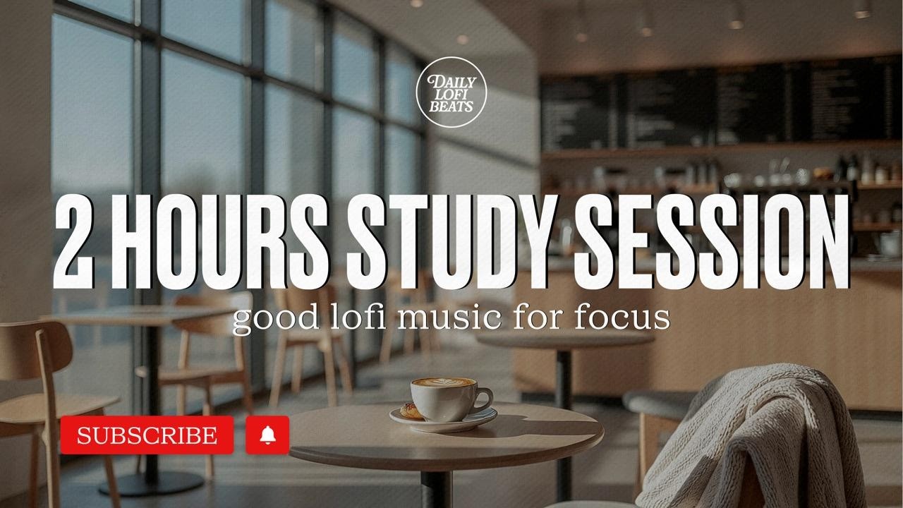 2 hours study session | Good lofi music for focus | Daily Lofi Beats