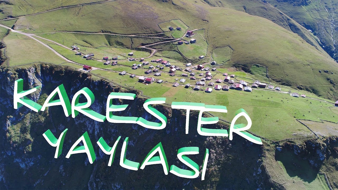 KARESTER YAYLASI / TRABZON / ÇAYKARA / KARADENİZ / DRONE