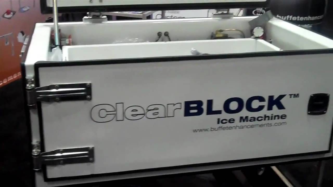 NAFEM 2011 Buffet Enhancements International Clear Block Ice Machine