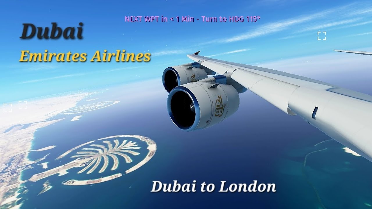 Landing | Airbus A380-800 Dubai to London | Infinite Flight Simulator ✈️ Emirates Airlines 