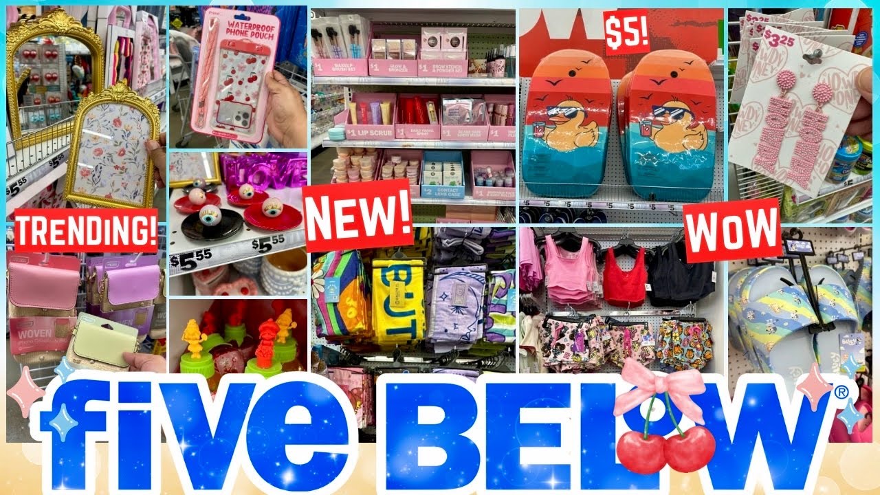FiVe BeLoW✨NEW SUMMER DEALS AND VIRAL BEAUTY SCORE @ 5 Below‼️#fivebelow #coquette #demure