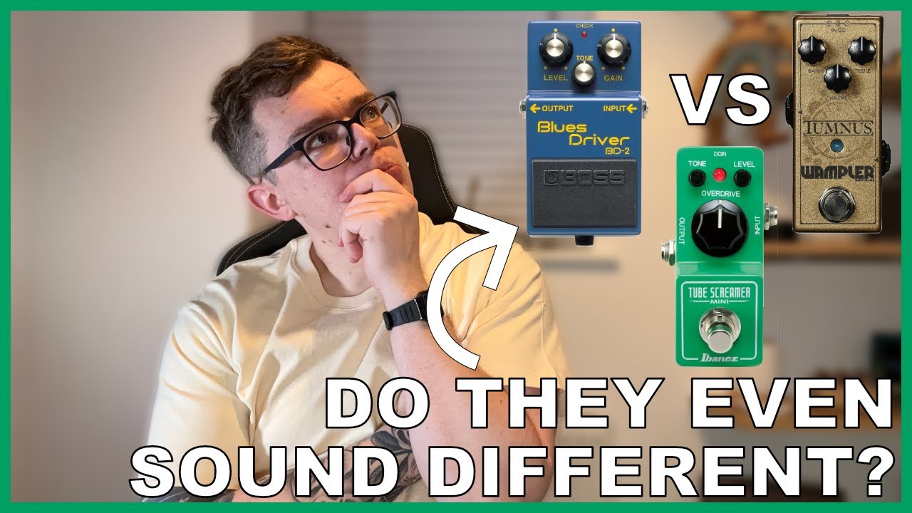 Klon VS Tube Screamer VS Blues Driver - Is there actually any difference between overdrives?